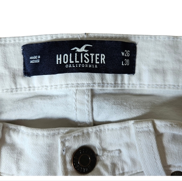 White Hollister Epic Flex Skinny Jeans - 26x30 - Picture 3 of 3